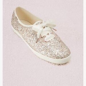 NEW Keds X Kate Spade New York Champion Glitter Sneakers